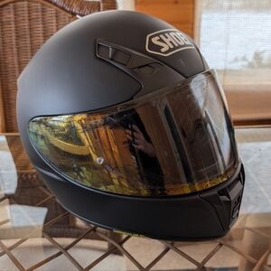 Shoei Matte Black Motorcycle Helmet